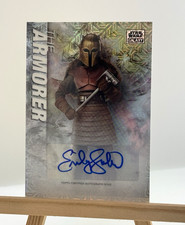 Topps 2026 Star Wars Chrome Galaxy GA-ES Armorer Emily Swallow Auto 45/50 picture