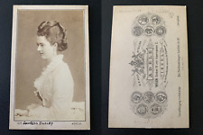 Adele, Wien, Georgina Elizabeth Ward, Countess of Dudley Vintage Albumen Print C picture