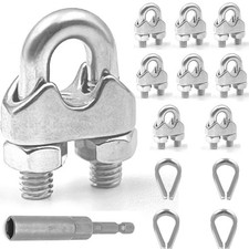 8 Pcs M5 Cable Clamps & 4 Pcs 3/16