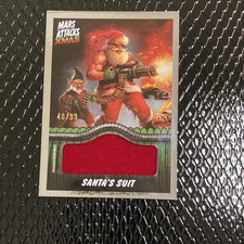 Topps 2026 Mars Attacks Christmas Invasion Worn Relics IWR-1 Santa's Suit /99 picture
