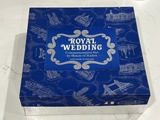 VTG 1981 ROYAL WEDDING Commemorative Set by House Of Nisbet. Signed & Numbered. picture