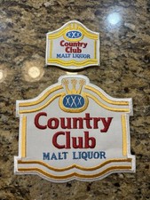 1975 Country Club beer front & back patch set - Saint Joseph, Missouri - Unused picture