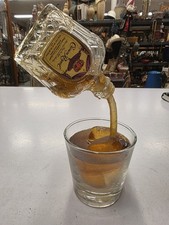 Vintage 1987 Geoffrey Rose 'Frozen Moments' Crown Royal Bottle Pouring Art [T1] picture