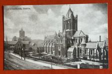 1909 DUBLIN IRELAND ~Antique Postcard~ CHRISTCHURCH picture