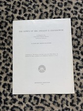 1958 Smithsonian Pamphlet Mamie Eisenhower Inaugural Gown First Lady Booklet VTG picture