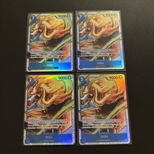 One Piece Card Game Shiki OP17-048 Super Rare English NM Condition X4 Cards picture