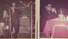 70s Well Dressed Entertainer Simms-Watts Guitar Amp 2 Vtg Photo African-American picture