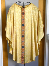 Older Used Gold Vestment By Holy Land Art Co. (V768) chalice co. picture