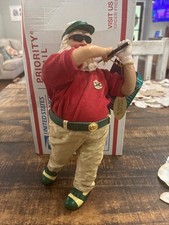 Vtg 2000 Possible Dreams Clothtique Golf Santa A Long Drive 713231 Figure In Box picture