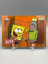2025 Topps Chrome Spongebob Striped Sweater S-O-N-G Songs Orange /25 #S-11 picture