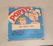 Vintage 1959 Popeye Circus Man 8mm Film Reel - CFI Consolidated Film Industries picture