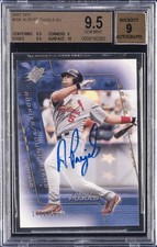 2001 SPX AUTO #206 ALBERT PUJOLS BGS 9.5 picture