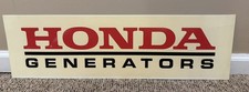 Vintage Honda Dealer Generators Sign Advertisement Plastic 26