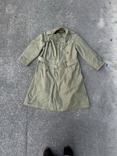 WW2 Vintage 1940’s Trench Coat with Removeable Liner Size 37 Regular Fits XL picture
