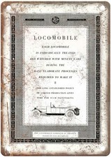 1918 Locomobile Vintage Automobile Ad Retro Look Metal Sign AM8665 picture