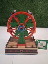 Walgreens Festive Voice Musical Ferris Wheel Christmas Village Light Up New picture
