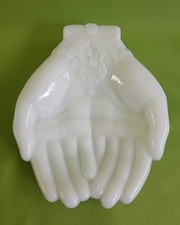 Vtg AVON White Milk Glass