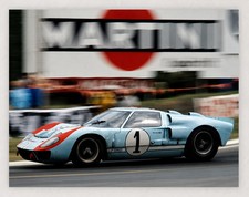 11X8.5 1966 LE MANS #1 FORD GT40 KEN MILES DENNY HULME PHOTO REPRO PRINT picture
