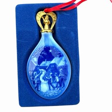Vintage 1987 Bing & Grondahl Christmas Drop Ornament Juledråben Original Box B&G picture