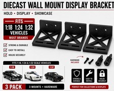 3pk Floating Diecast Wall Mount For All Major Brands 1:24 1:32 adjustable shelf picture