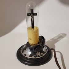 Vintage Aerolux Style Neon Crucifix Cross Glow Bulb Lamp 6