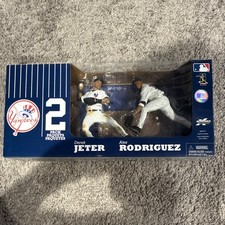 McFarlane Toys MLB New York Yankees Derek Jeter Alex Rodriguez 2-Pack Figures picture