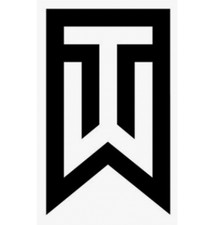 TEN (10) 3 INCH TIGER WOODS GOLF LOGOS picture