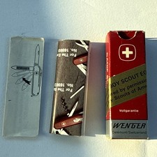 WENGER Delemont Boy Scouts Swiss Army Knife VTG Executive Replacement BOX ONLY picture