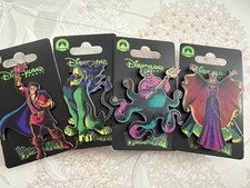 Disneyland Paris Pin’s Disney Villains - Lot of 4 - Evil Gaston Ursula Scar picture