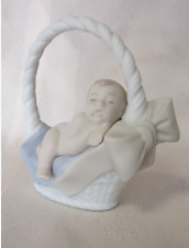 LLADRO NEWBORN BOY (Recién nacido) #101018431 - baby in basket brand new picture