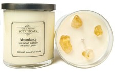Abundance Soy Intention Candle 100% All Natural Prosperity Success Wiccan Pagan picture