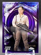 2026 Topps Chrome Star Wars Rose Tico Kamino Purple Refractor /199 #86 picture
