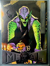 SkyBox 2021 Marvel Metal Universe Spider-Man Green Goblin #29 Metal Card picture
