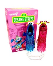 Super 7 Sesame Street *CHASE Glitter Yip Yip Martians Blind Box w/ Stand NWT picture