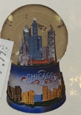 Chicago skyline snow globe 5in NEW in Box picture