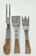 Vintage Mid-Century Modern Burnco? Serving Set Fork Scoop Stainless Japan Retro picture
