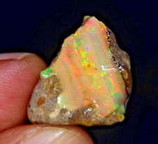 17.00 Ct Natural Ethiopian Jumbo Welo Fire Opal Rough Specimen Gemstone picture