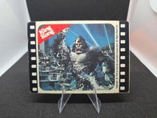 1976 Topps King Kong Sticker # 2A Kong In The City Destroying Ship Vintage Movie picture