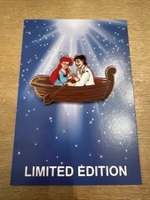 Disney Ariel And Eric Acme LE Rose Gold Artist Proof Cutout Boat Pin picture