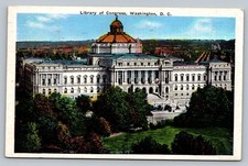 1936 Library Of Congress Washington DC Vintage Postcard picture