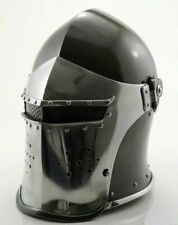 Medieval Barbuta Helmet Armour Helmet Roman knight helmets with liner Sugarloaf picture