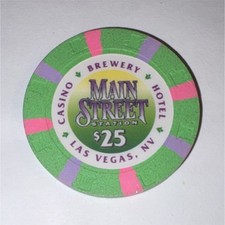 Main Street Station Hotel Casino $25 Casino Chip Collectible Las Vegas, NV picture
