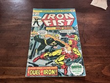IRON FIST #1 IRON MAN APPEARANCE 1975 Raw Copy picture