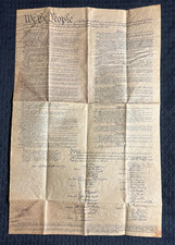 1977 CONSTITUTION OF THE UNITED STATES Reproduction on Parchment FN+/VG HDC picture