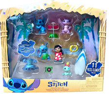 Disney Stitch Collectibles Includes 6 Lilo & Stitch Toy Figures 11 Pc Set Age 3+ picture