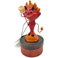 Rucus Studio Little Red Roaster Devil Figure Scott Smith Halloween Container picture