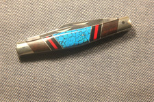 VINTAGE 1991 BUCK 301 DAVID YELLOWHORSE STOCKMAN KNIFE picture