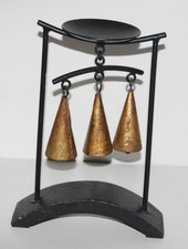 Vintage Mid Century Modern Bell Candle Holder 9