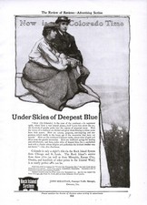 Original Vintage 1904 Railroad Print Ad Rock Island System Now is Colorado Time picture