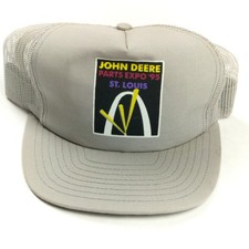 Vintage John Deere Parts Expo '95 St. Louis Trucker Hat Cap Louisville Mfg USA picture